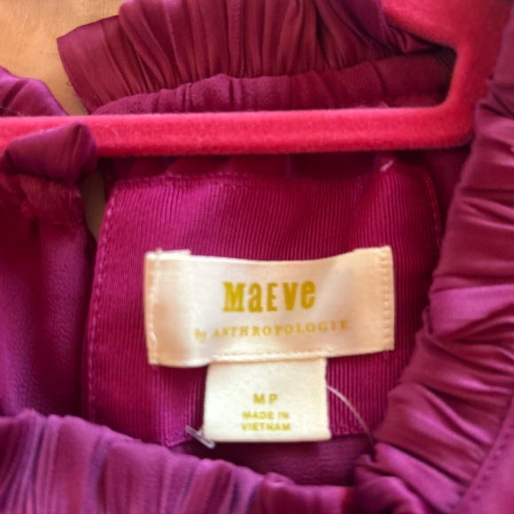 Maeve by Anthropologie purple dress sz MP - Picture 5 of 10